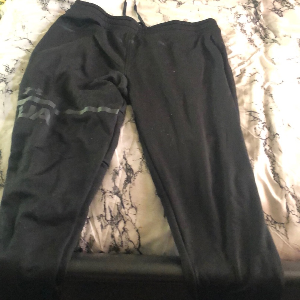 Black Under Armour sweats